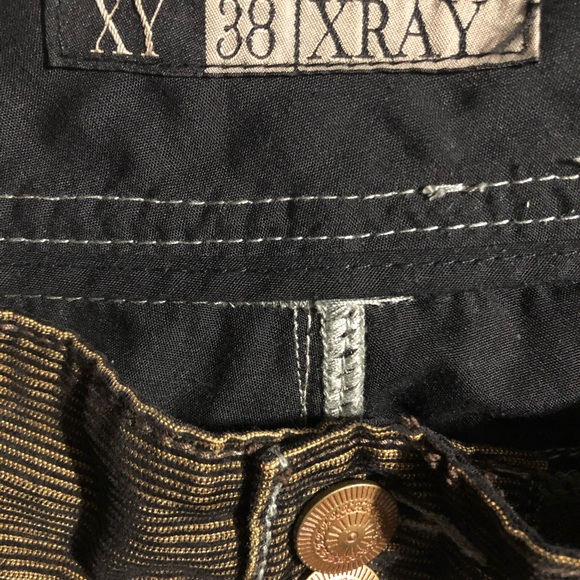 Distressed Brown Cotton Casual Pants - Picture 6 of 6